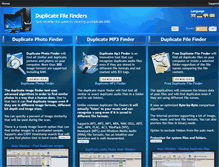 Tablet Screenshot of find-duplicates.com